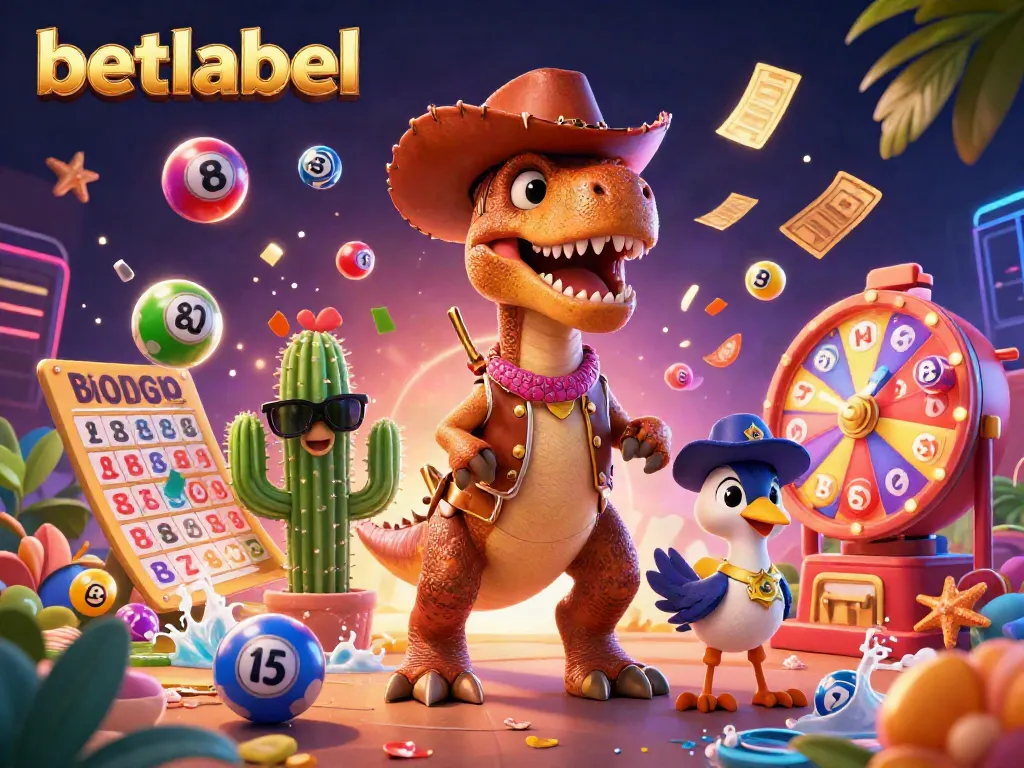 Experience thrilling gameplay at Betlabel with vibrant casino elements and engaging characters.
